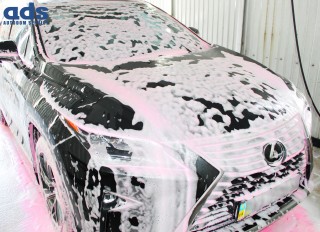 Рожева піна для авто наших улюбленних жінок.