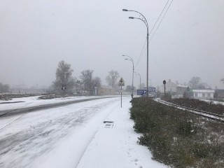 Первый снег в Киеве